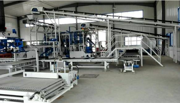 全自動砌塊成型機生產線