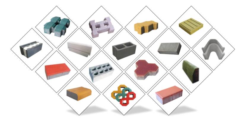 建筑垃圾制磚機磚型展示 建筑垃圾制磚機磚型展示