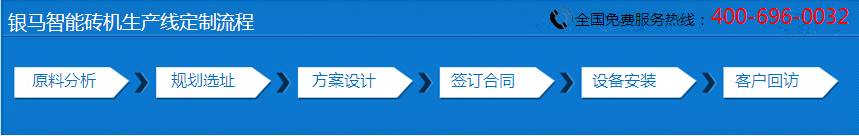 免燒磚機生產線定制流程 免燒磚機生產線定制流程