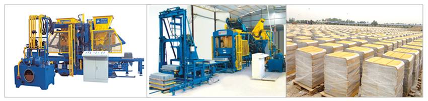 混泥土路沿石機生產線圖片