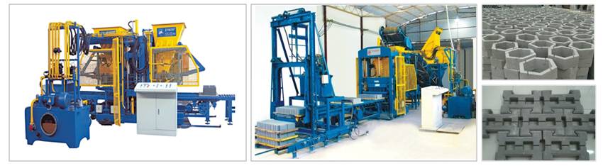 小型護坡磚機生產線圖片 小型護坡磚機生產線圖片