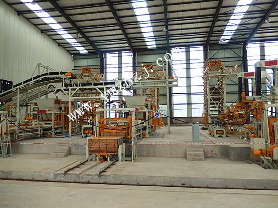 建筑垃圾制磚機生產線圖片