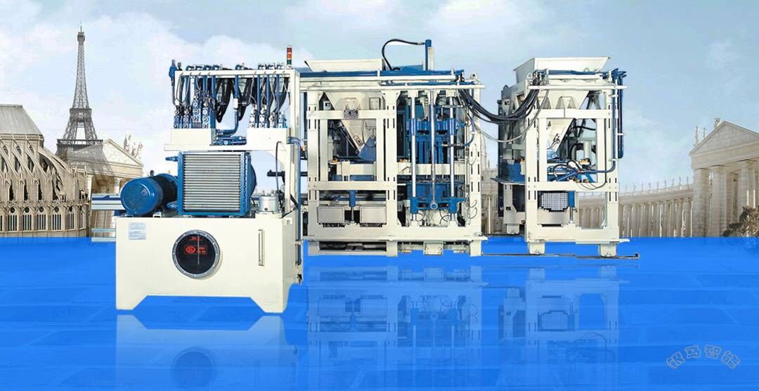 銀馬QFT6-16免燒砌塊磚機 銀馬QFT6-16免燒砌塊磚機