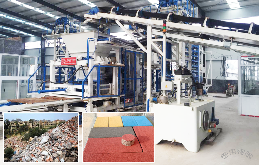 陜西建筑垃圾制磚機:生態環保綠色理念深入人心