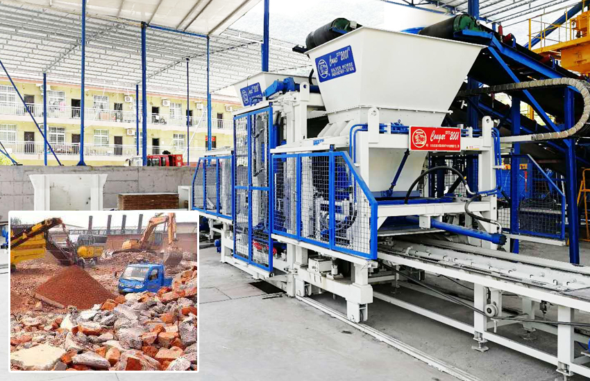 銀馬環保建筑垃圾制磚機:建筑業的綠色風景線