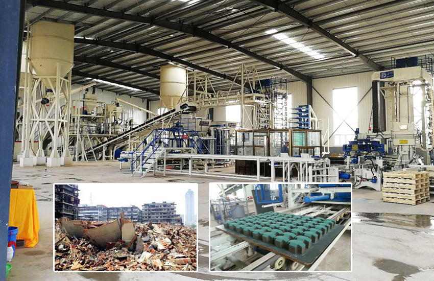 植草磚制磚機:建筑垃圾資源三大應用領域有哪些?